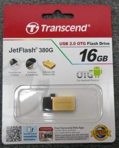 USB Team OTG 16GB - Transcend 2.0 (Dùng Đươc ĐT/IPad)